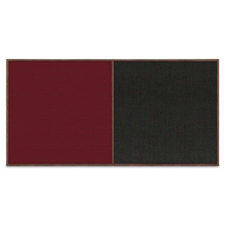 United Visual Products Enclosed Corkboard, 3 Door, 96"x48", 4" Fra UV3406-GOLD-BUFF